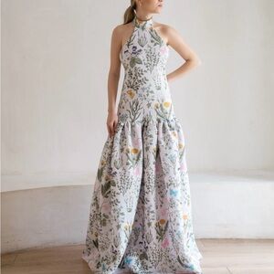 Wore once for rehearsal dinner. Ashley Stambouli garden dress size XS